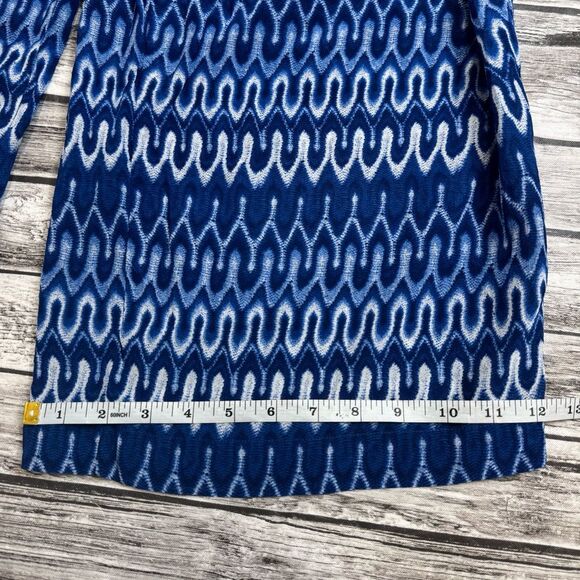 Thakoon Women's Sleeveless Silk Wide Leg Jumpsuit Romper Blue 6 Pockets Abstract - Picture 13 of 15